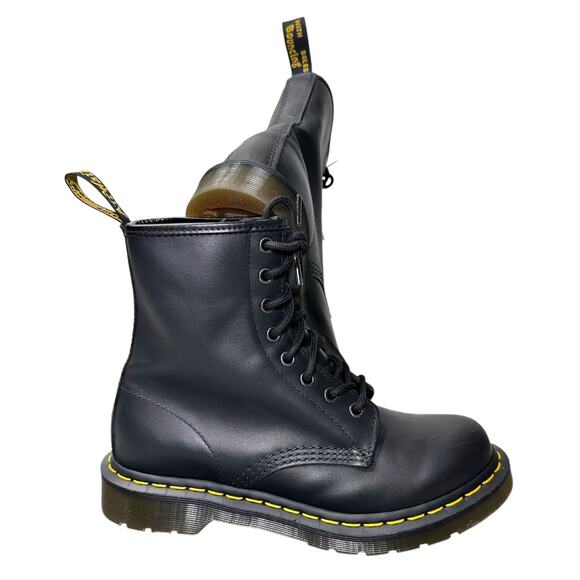 Dr. Martens 1460 Women's Smooth Leather Lace Up Boots Black 7 - Picture 4 of 8